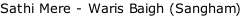 Sathi Mere - Waris Baigh (Sangham)